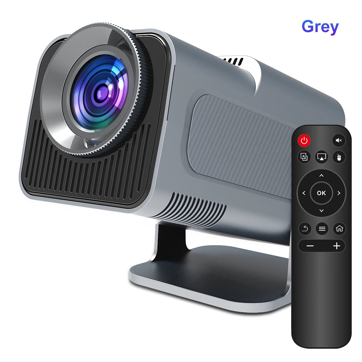 4K Native 1080P Android 11 Projector 390ANSI HY320 Dual Wifi6 BT5.0 Cinema Outdoor Portable Projetor Upgrated HY320