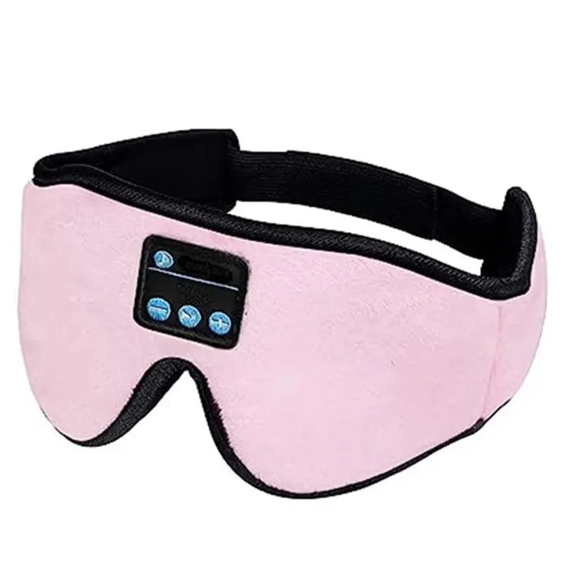 Bluetooth Sleeping Headphones 3D Eye Mask Wireless Headband Soft Elastic Comfortable Music Earphones Sleep Mask for Travel Nap