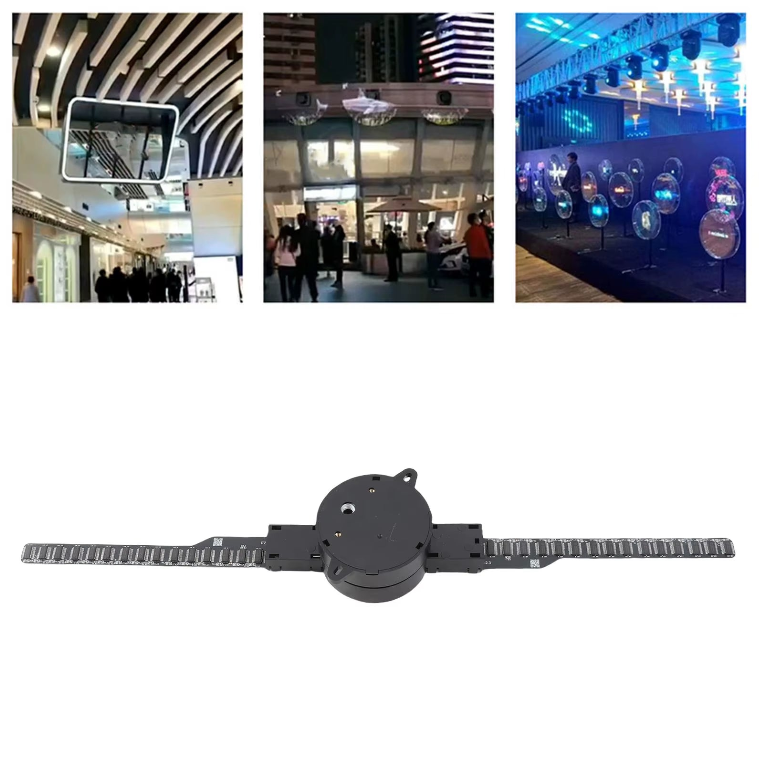 3D Hologram Fan 16.5In 2000X224 Wifi 3D Projector with 224 LED Light Beads for Business Store Advertising 100‑240V